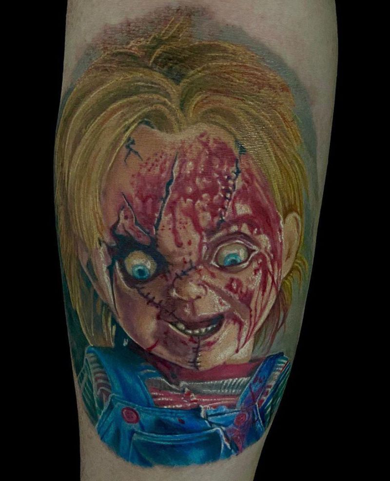 30 Pretty Chucky Tattoos Improve Your Temperament