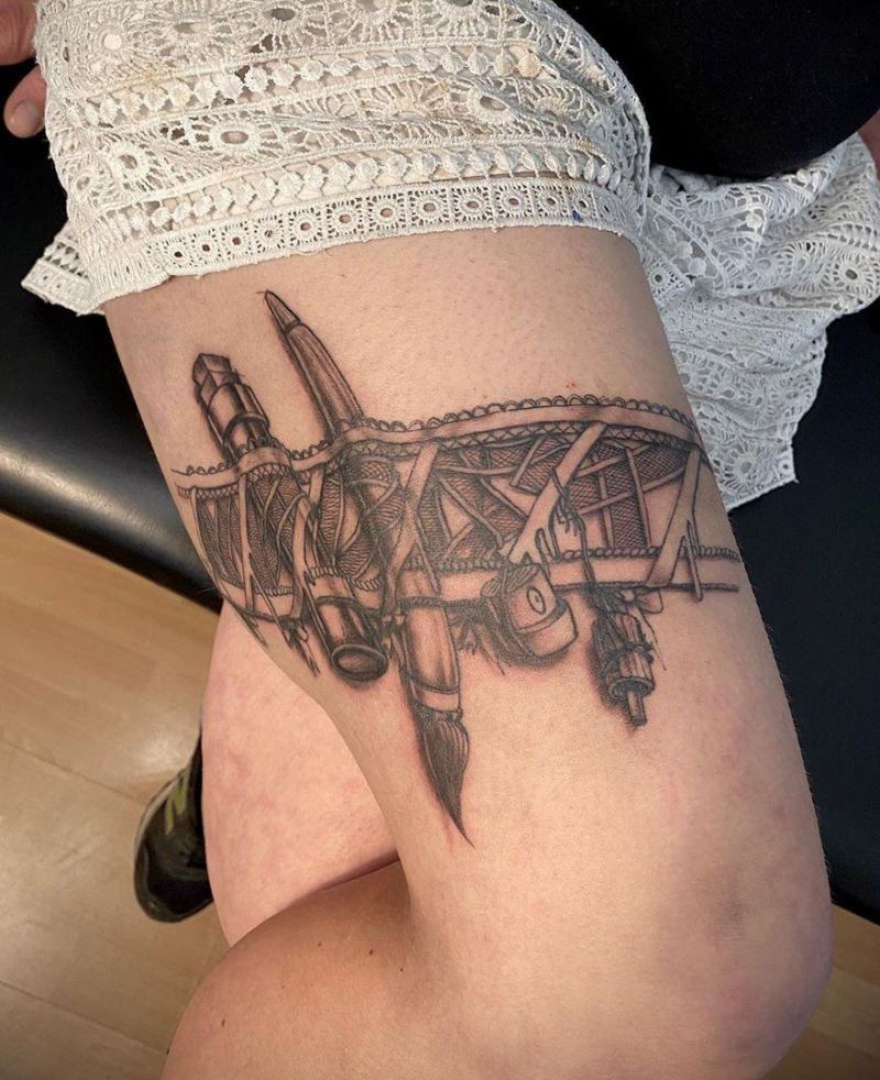 30 Pretty Garter Tattoos Make You Charming