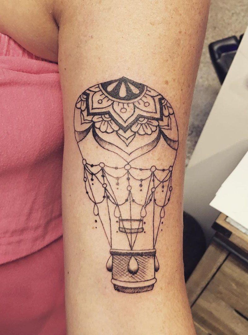 30 Pretty Hot Air Balloon Tattoos Let You Soar In The Sky