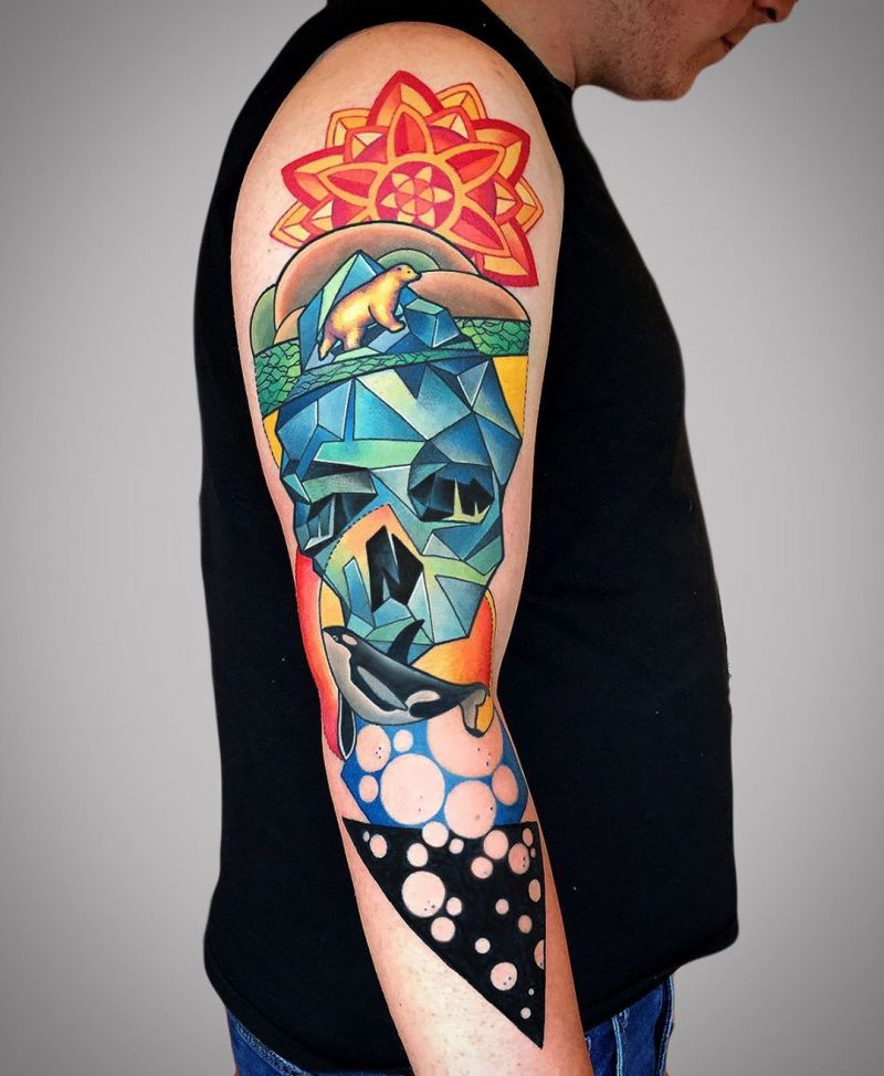 30 Pretty Iceberg Tattoos You Will Love