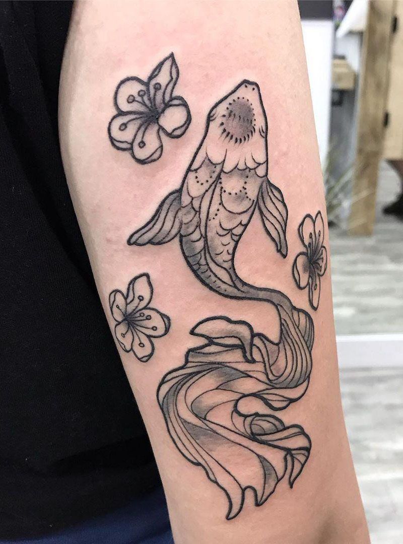 30 Pretty Koi Fish Tattoos Improve Your Temperament