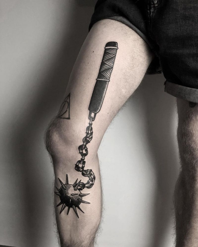 30 Pretty Morningstar Tattoos You Will Love to Try