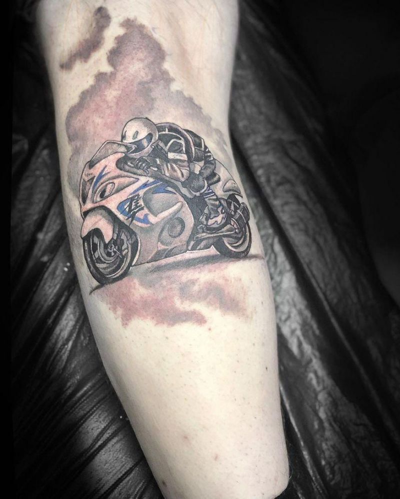 30 Pretty Motorcycle Tattoos You Will Love to Try