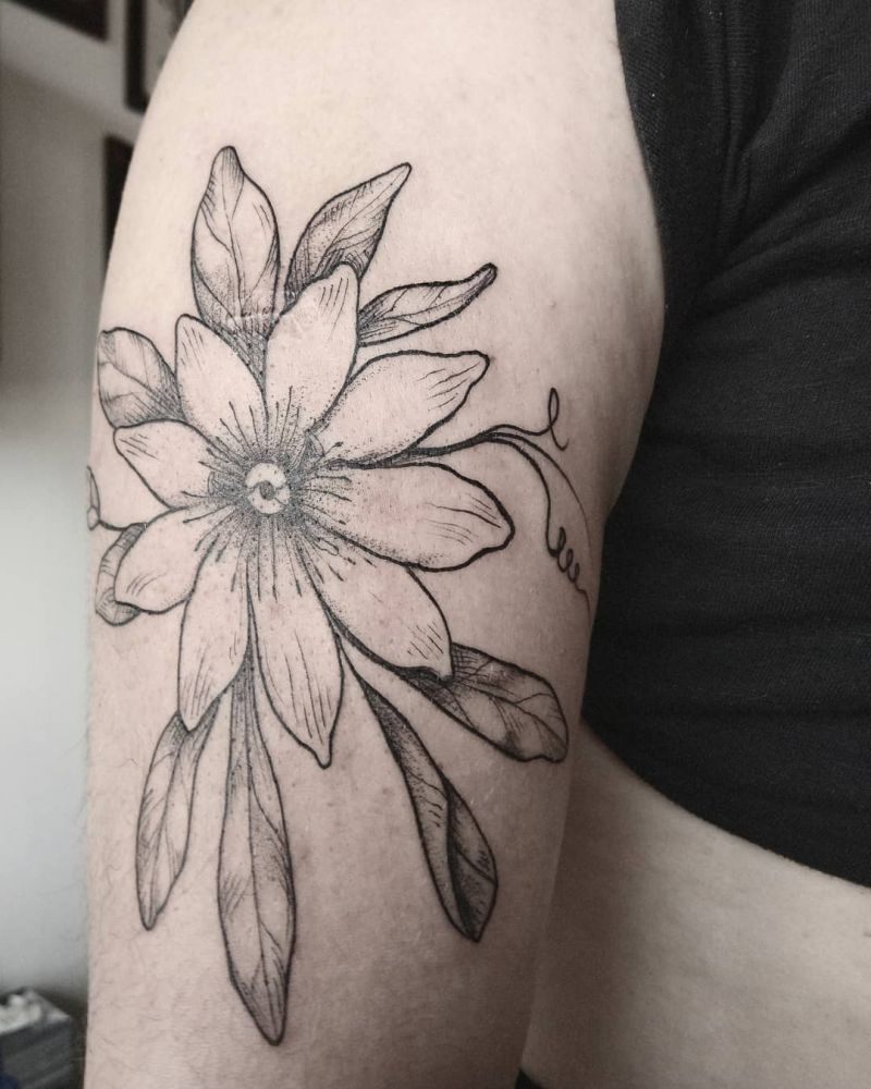 30 Pretty Passion Flower Tattoos You Must Try