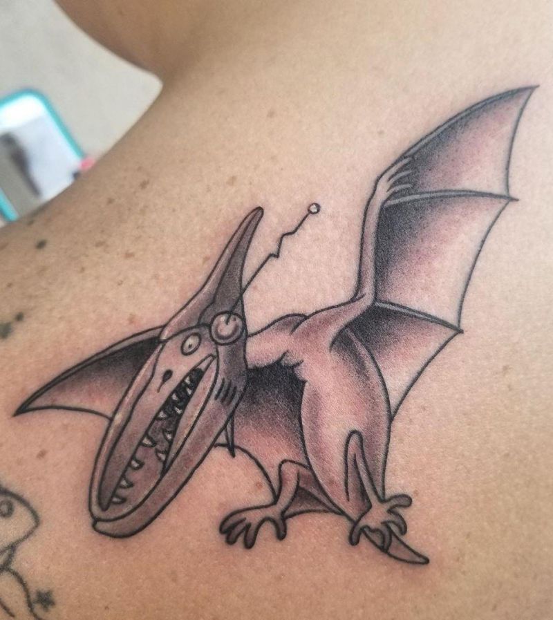 30 Pretty Pterodactyl Tattoos You Will Love