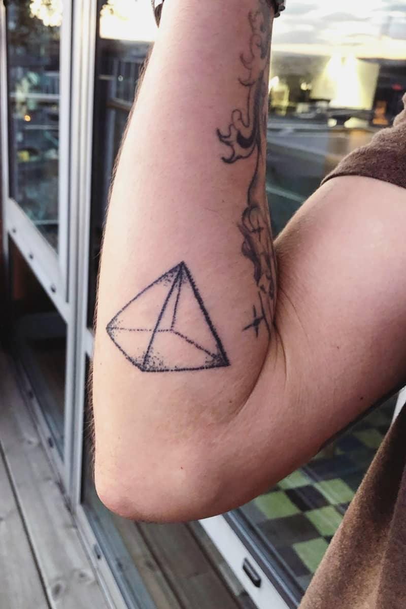 30 Pretty Pyramid Tattoos Add Mystery to You