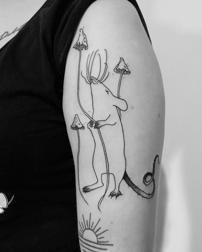 30 Pretty Rat Tattoos You Will Love