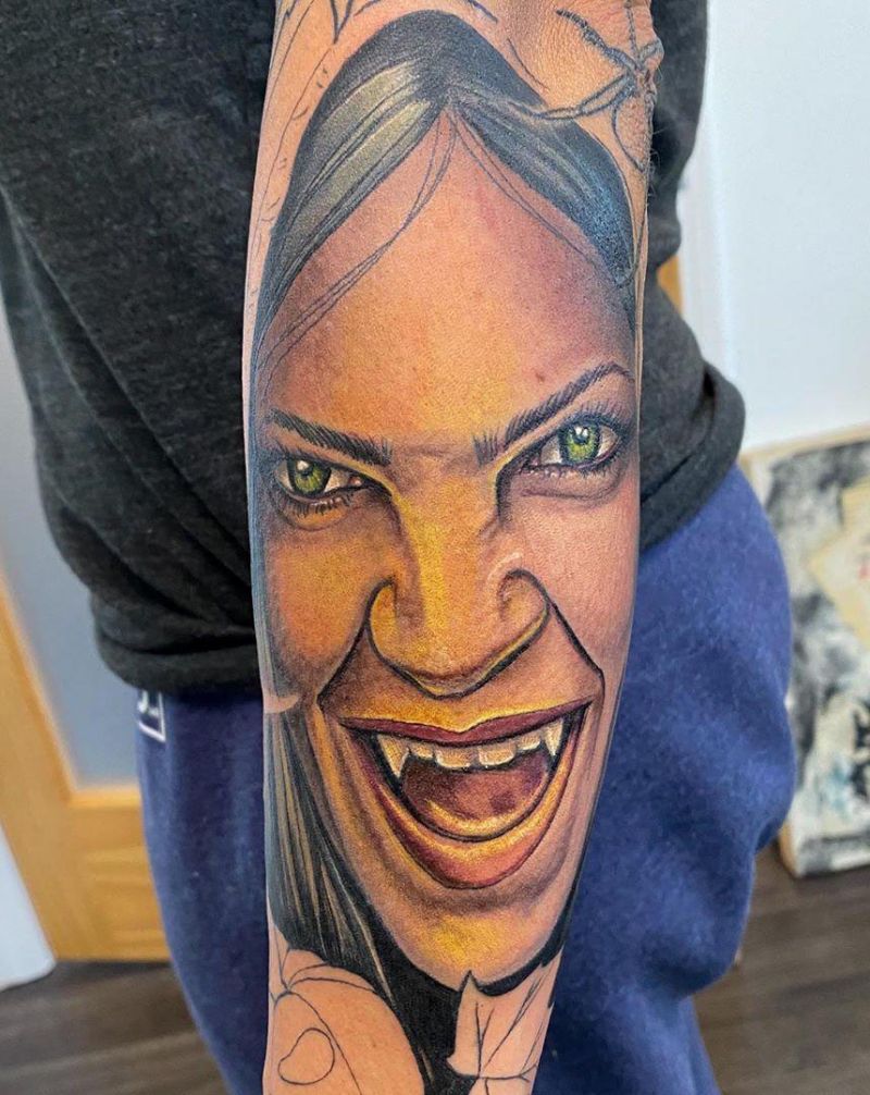 30 Pretty Vampire Tattoos to Inspire You