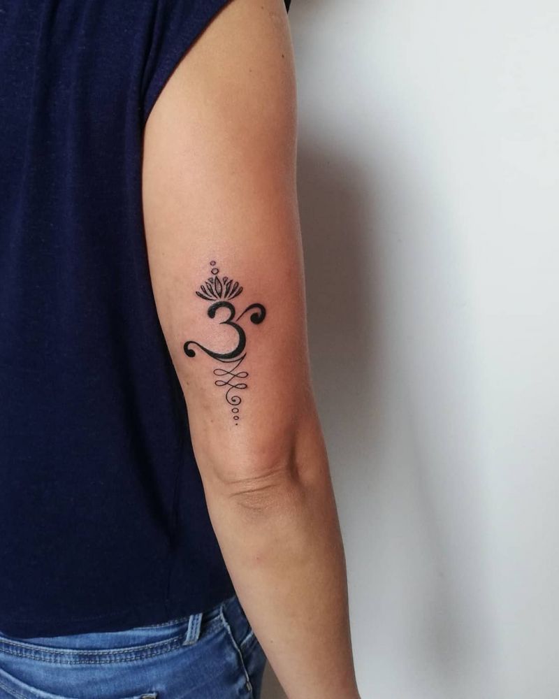 30 Pretty AUM Tattoos to Inspire You