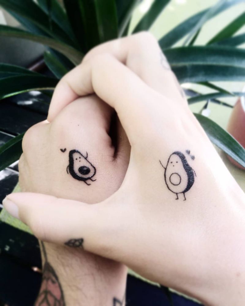 30 Pretty Avocado Tattoos Make You Elegant