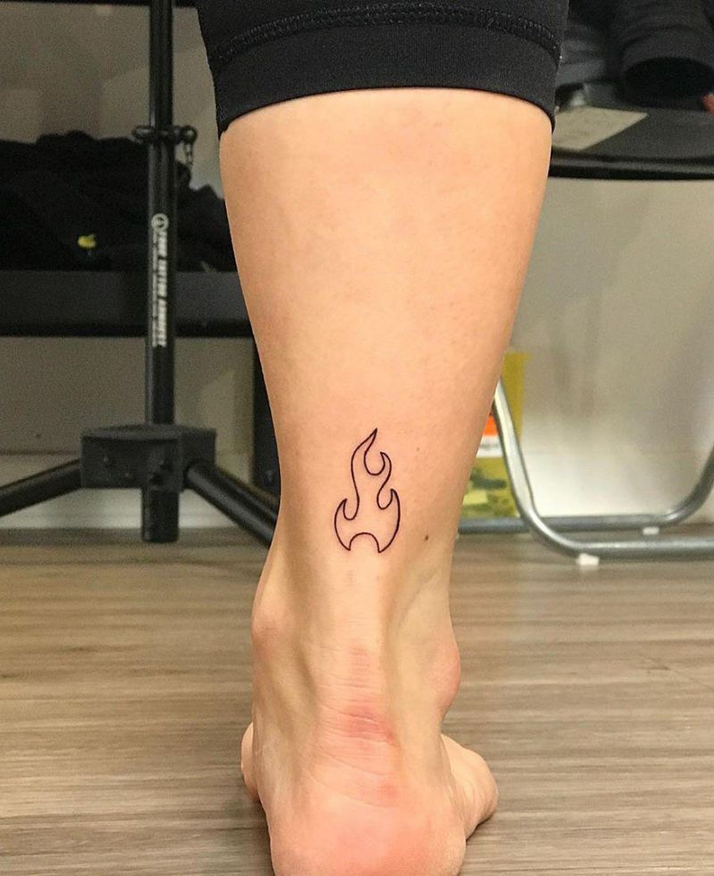 30 Pretty Flame Tattoos That Make You More Attractive