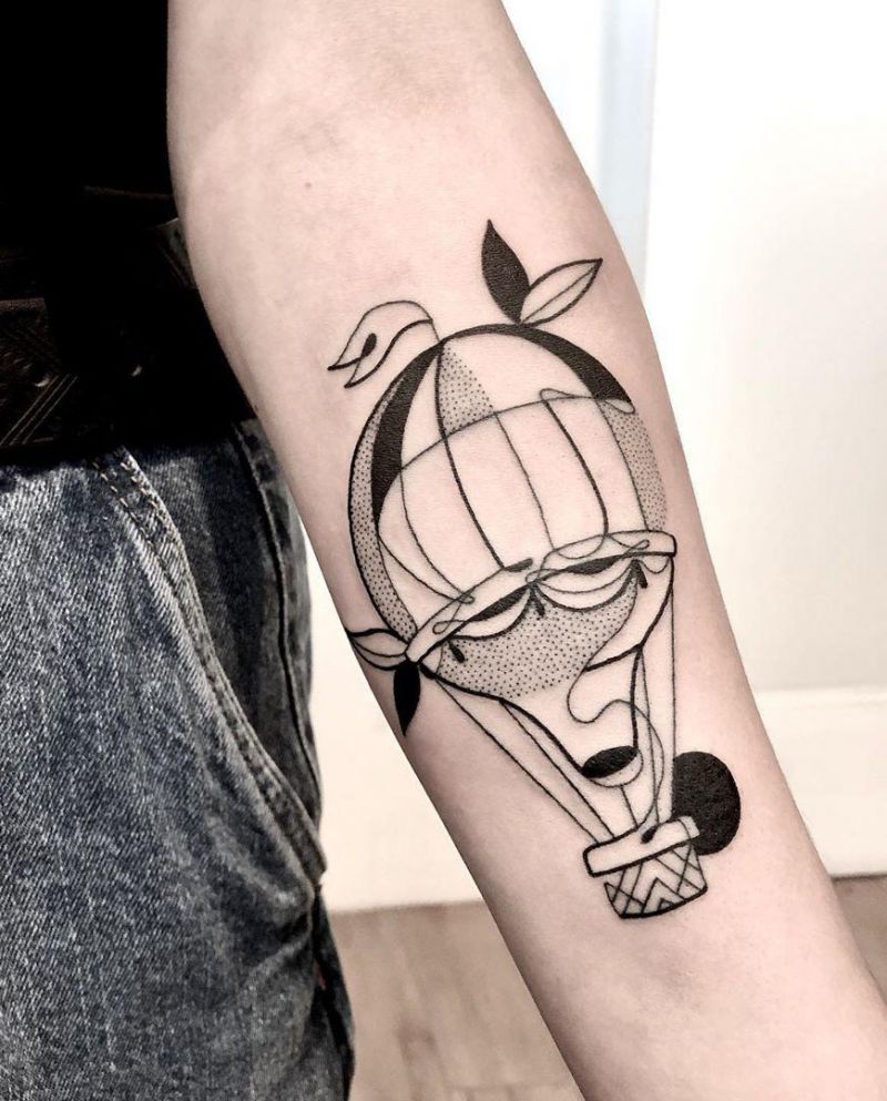 30 Pretty Hot Air Balloon Tattoos Let You Soar In The Sky