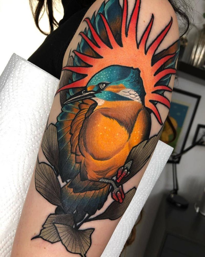 30 Pretty Kingfisher Tattoos You Must Try