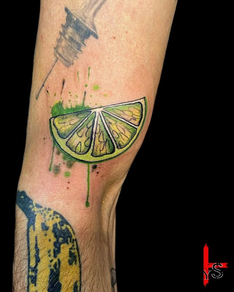 30 Pretty Lime Tattoos You Will Love