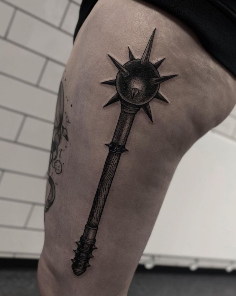 30 Pretty Morningstar Tattoos You Will Love to Try