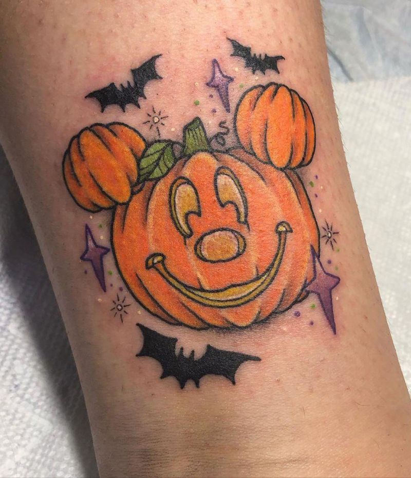 30 Pretty Pumpkin Tattoos You Will Love