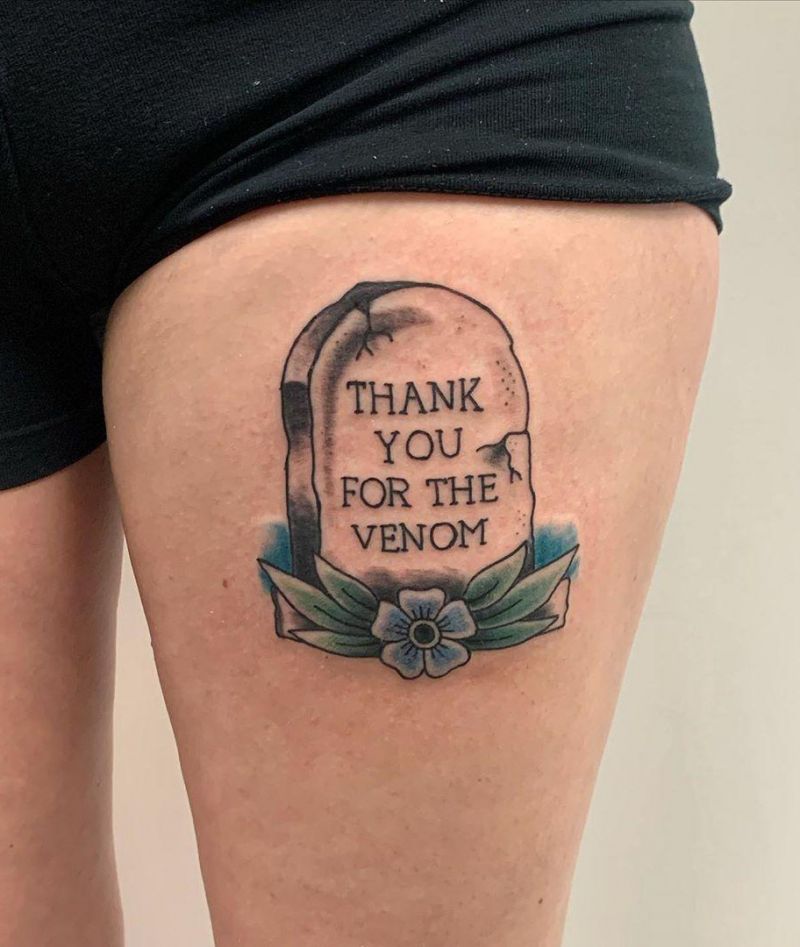 30 Pretty Tombstone Tattoos You Must Try