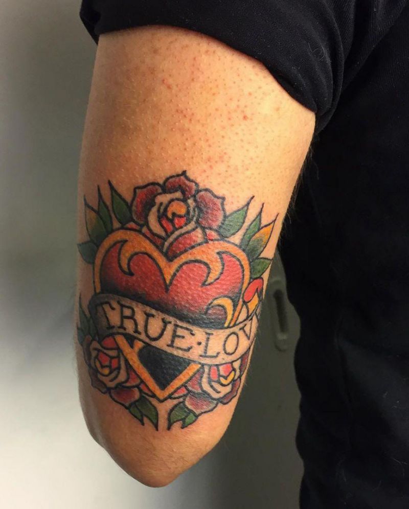 30 Pretty True Love Tattoos to Inspire You