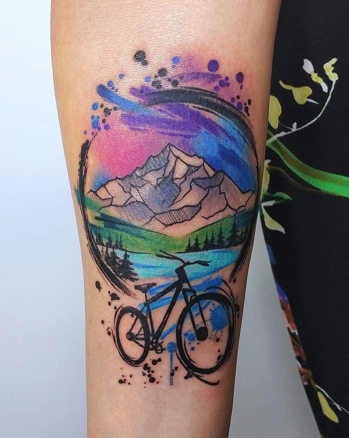 30 Pretty Bicycle Tattoos Make You Beautiful