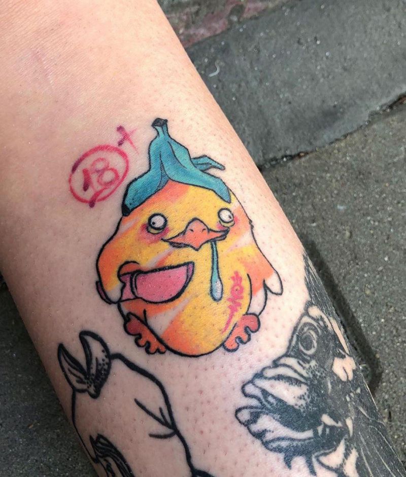 30 Pretty Duck Tattoos Improve Your Temperament