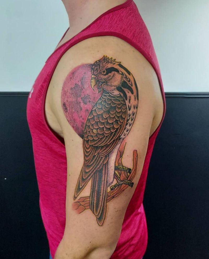 30 Pretty Falcon Tattoos Make You Elegant