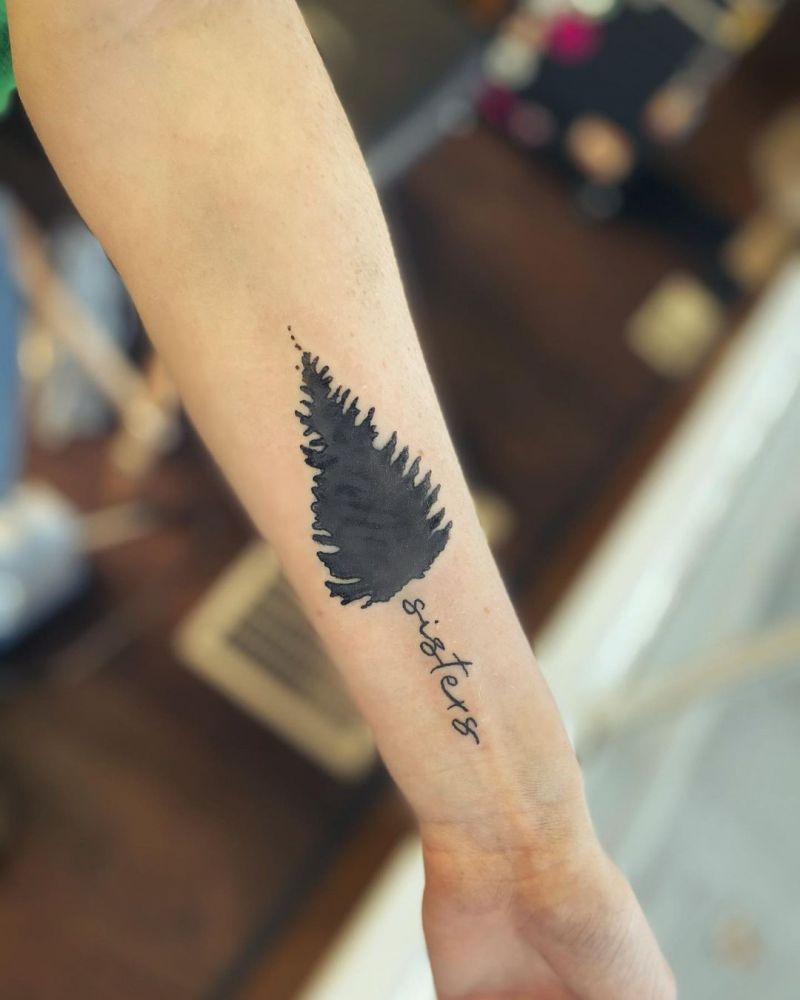 30 Pretty Fir Tree Tattoos You Will Love