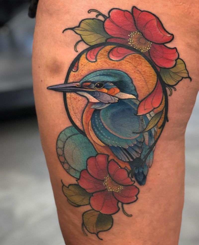 30 Pretty Kingfisher Tattoos You Must Try