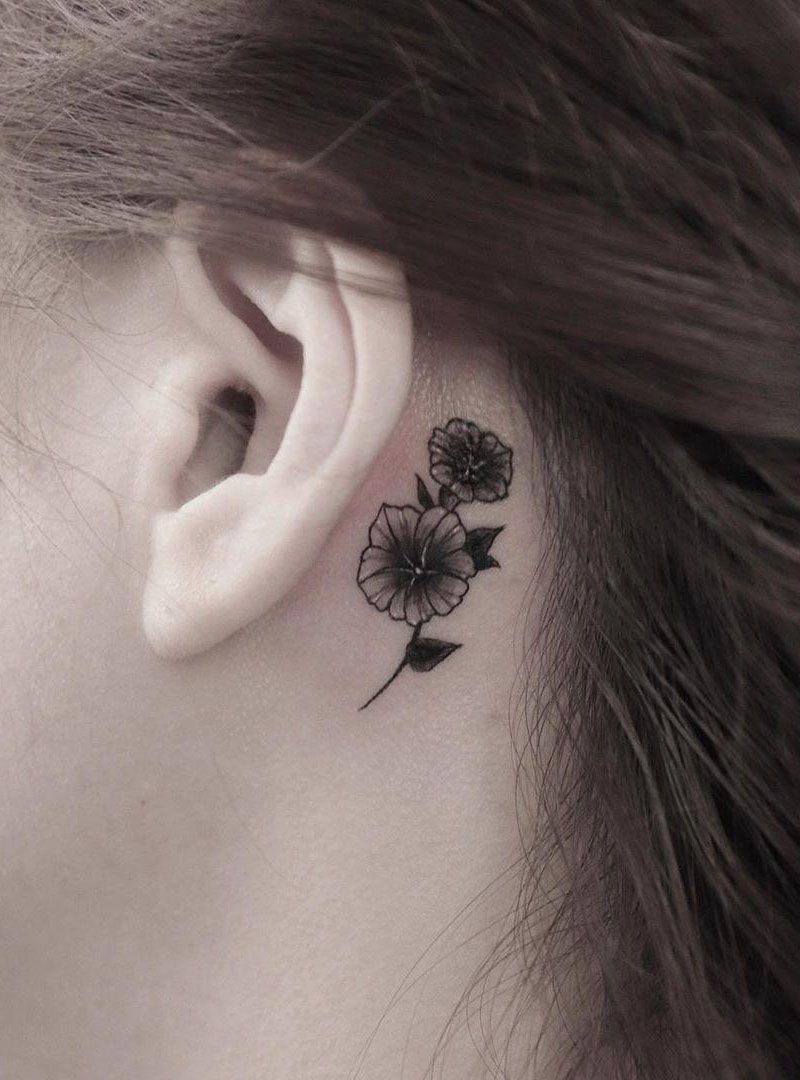 30 Pretty Morning Glory Tattoos to Inspire You