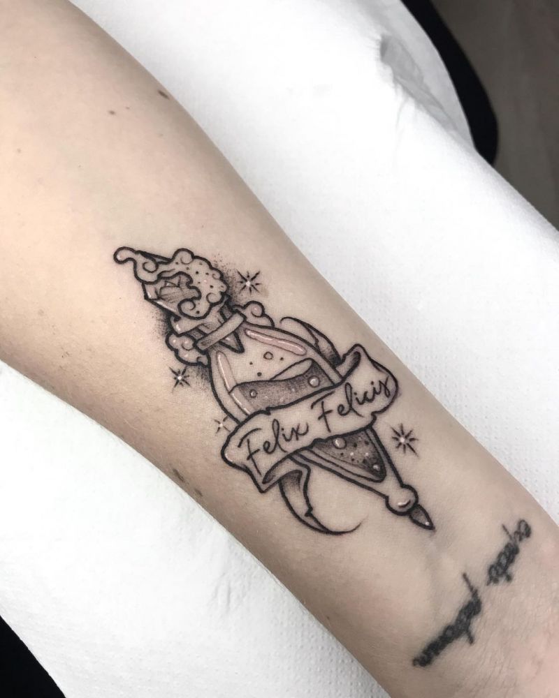 30 Perfect Potion Tattoos Make You Attractive