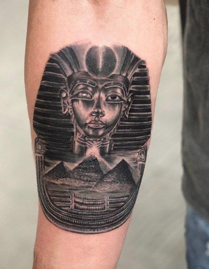 30 Pretty Pyramid Tattoos Add Mystery to You