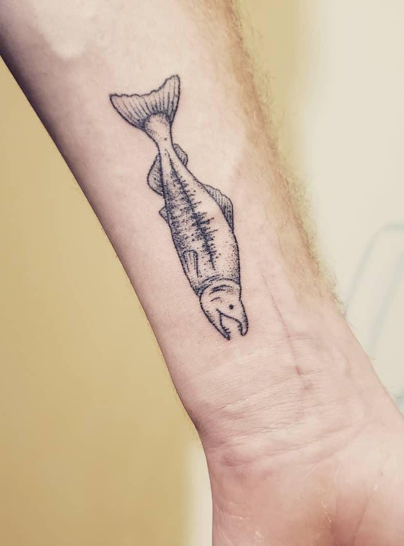 30 Pretty Salmon Tattoos You Will Love