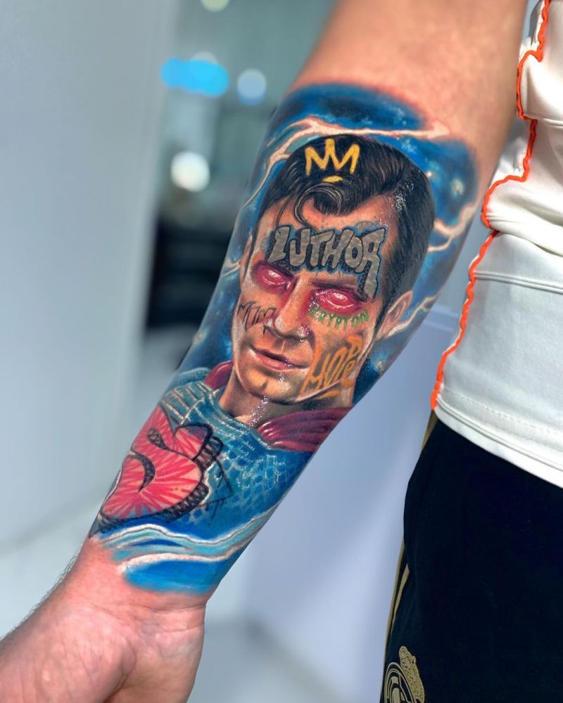 30 Pretty Superman Tattoos that Can Enhance Your Temperament