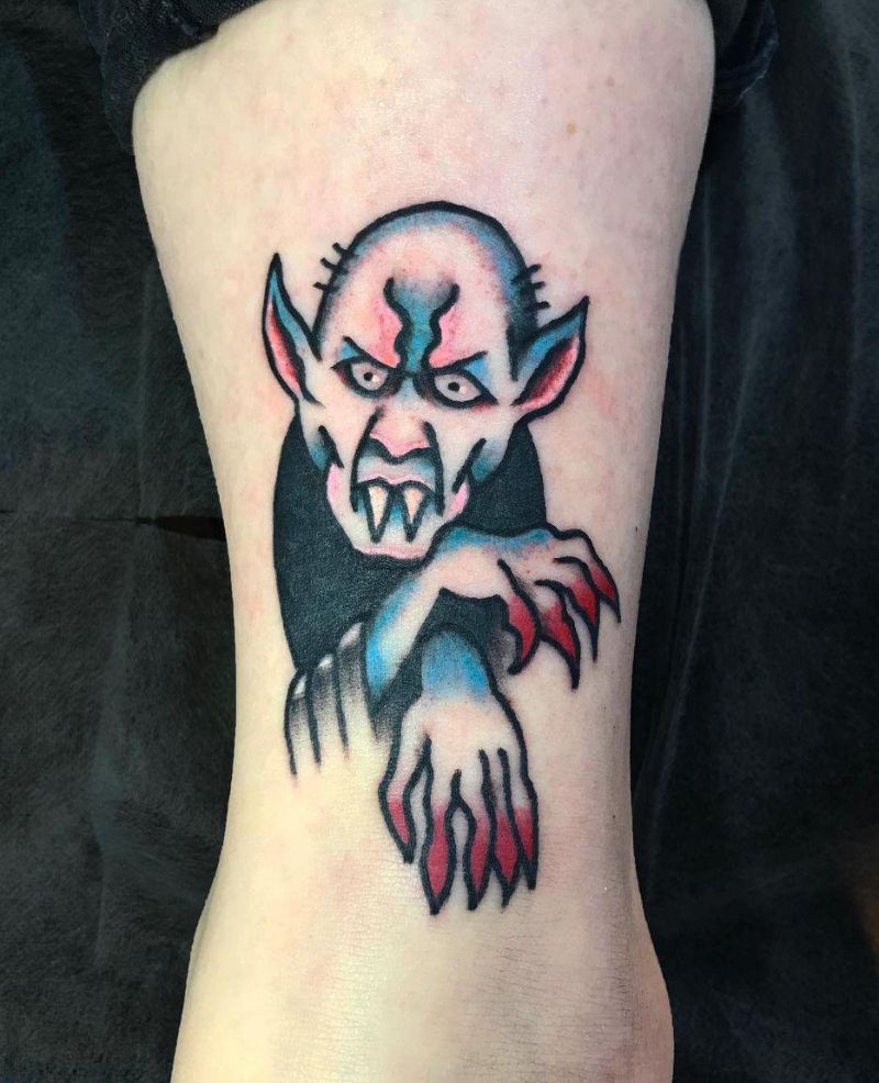 30 Pretty Vampire Tattoos to Inspire You