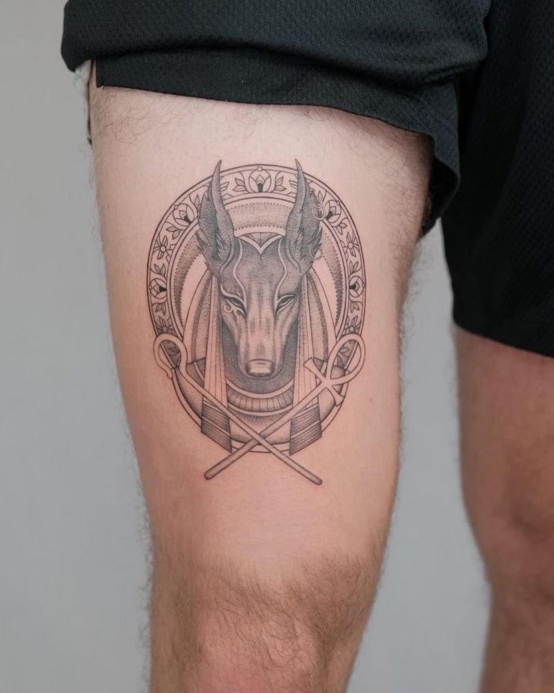 30 Pretty Anubis Tattoos Make You Charming