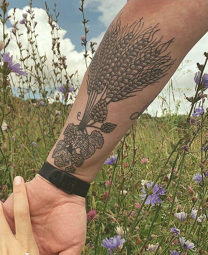 30 Pretty Barley Tattoos to Inspire You