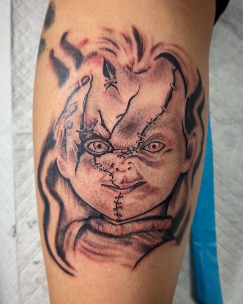 30 Pretty Chucky Tattoos Improve Your Temperament