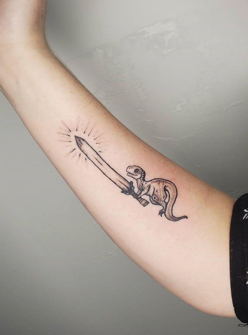 30 Pretty Dinosaur Tattoos to Inspire You