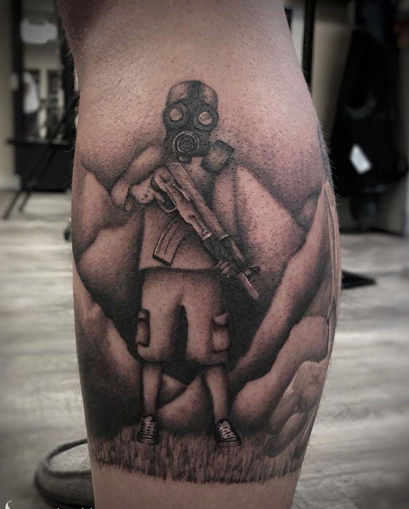 30 Pretty Gas Mask Tattoos You Will Love