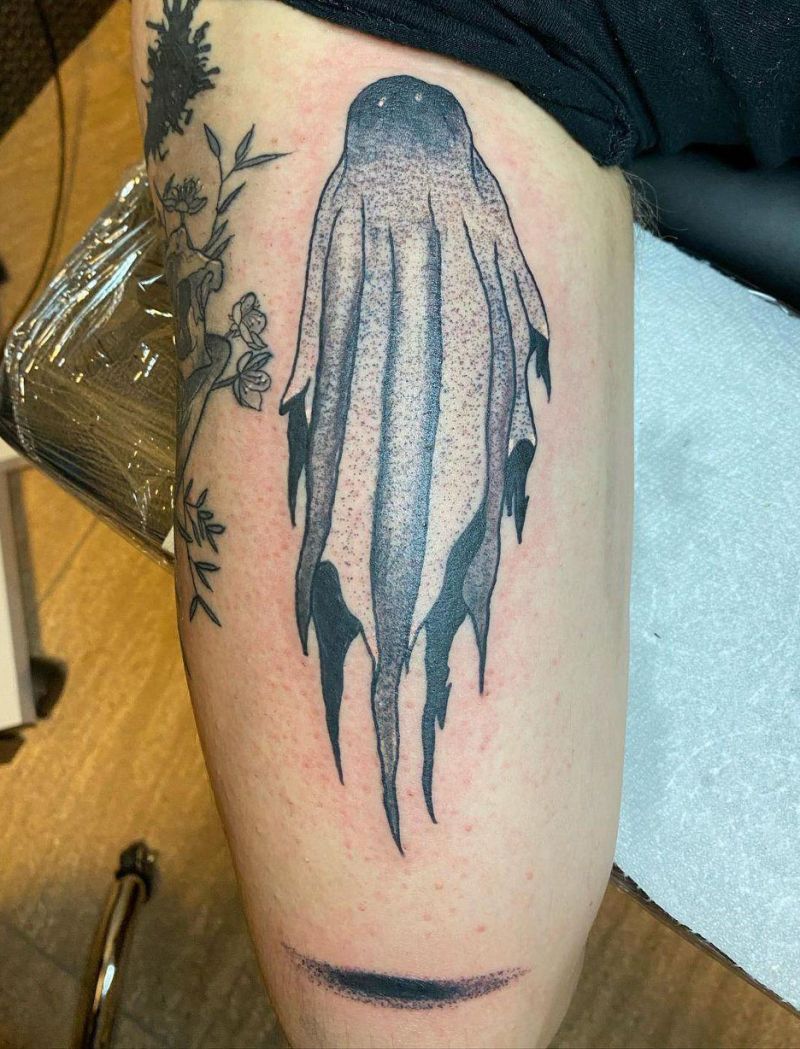 30 Pretty Ghost Tattoos to Inspire You