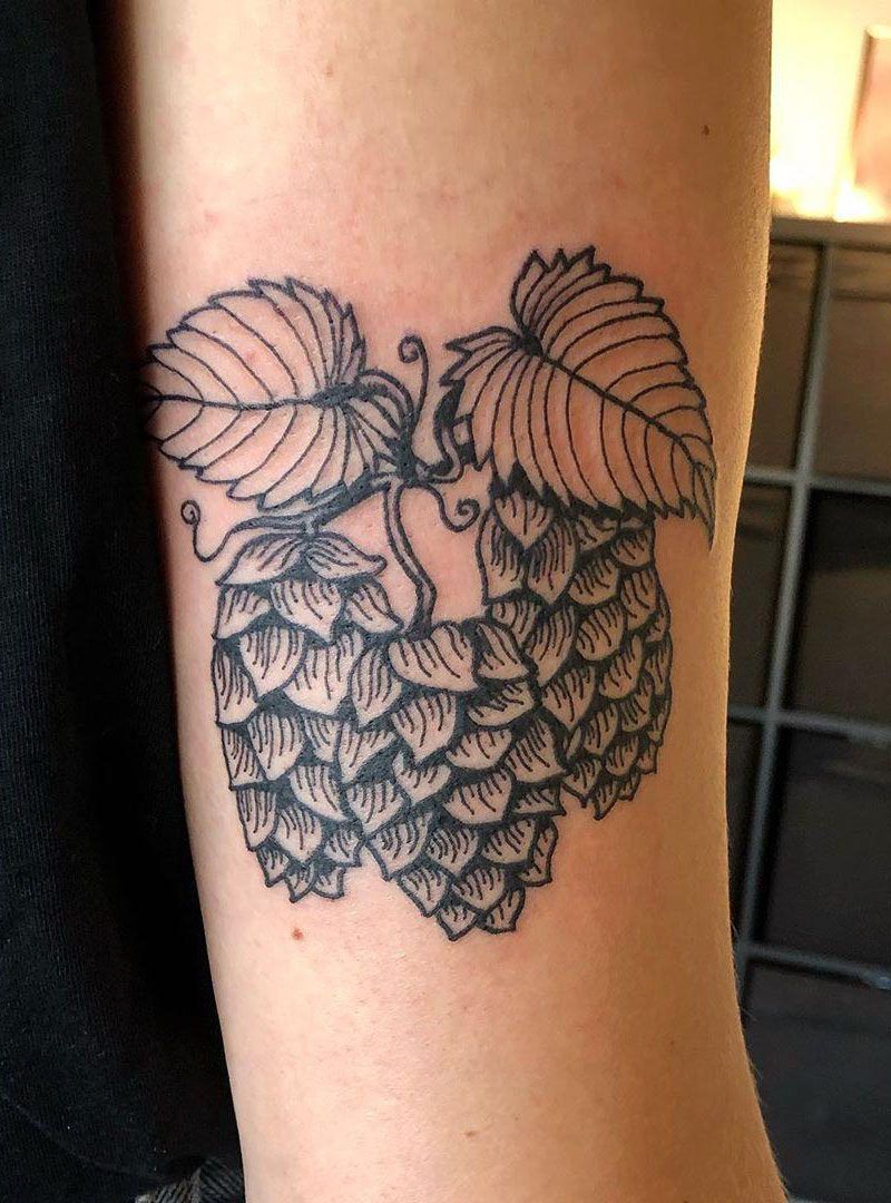 30 Pretty Hops Tattoos You Must Try