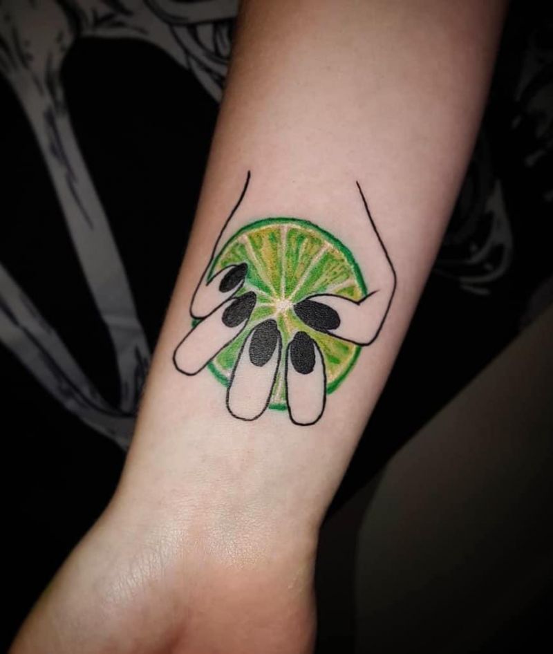 30 Pretty Lime Tattoos You Will Love