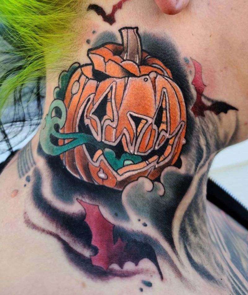 30 Pretty Pumpkin Tattoos You Will Love