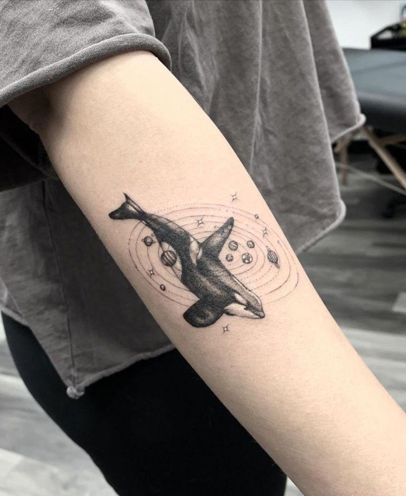 30 Pretty Whale Tattoos to Inspire You