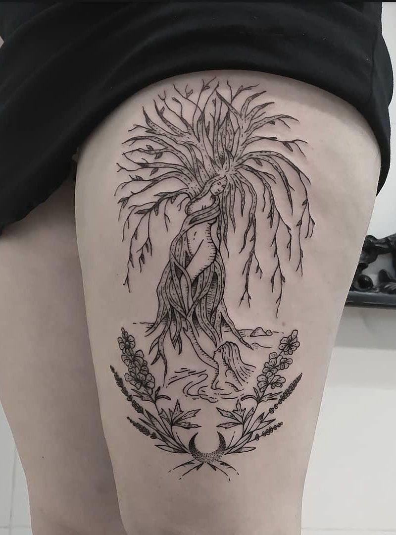 30 Pretty Willow Tattoos Enhance Your Personality