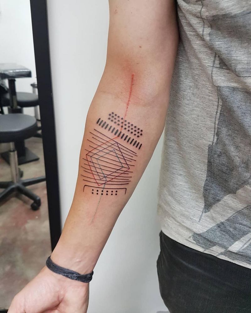 30 Pretty Accordion Tattoos that Can Enhance Your Temperament