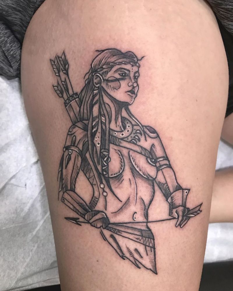 30 Pretty Archery Tattoos that Can Enhance Your Temperament
