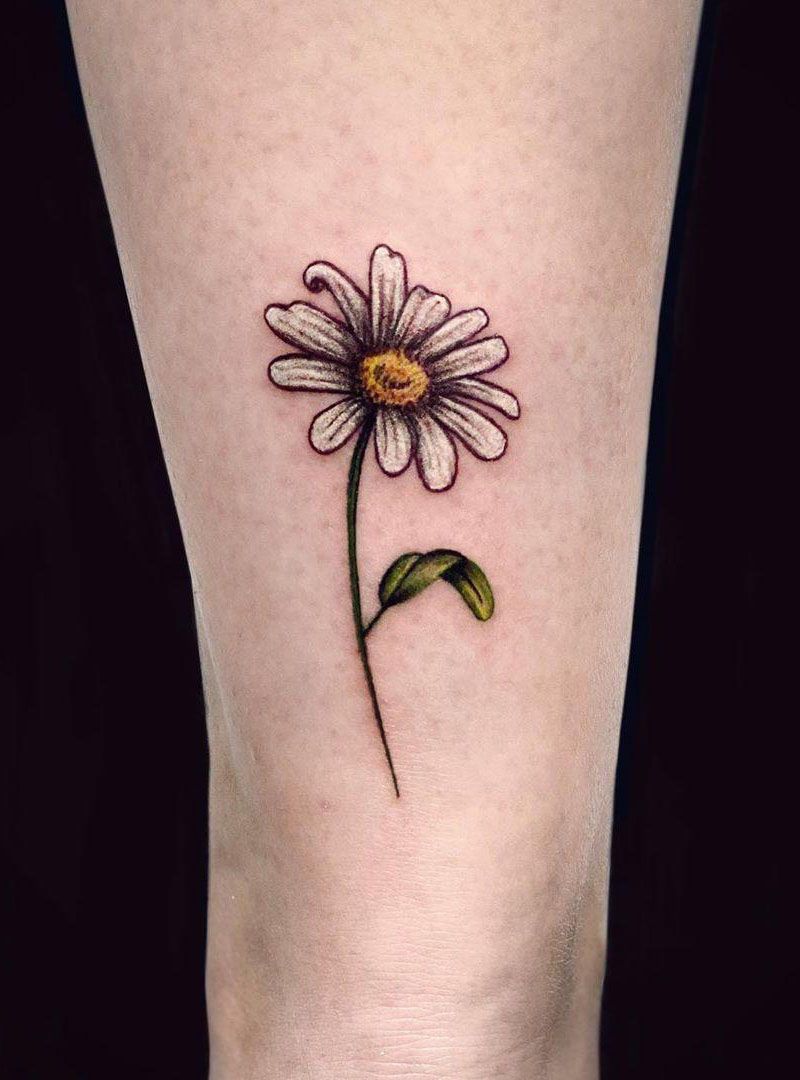 30 Pretty Chamomile Tattoos You Shouldn't Miss