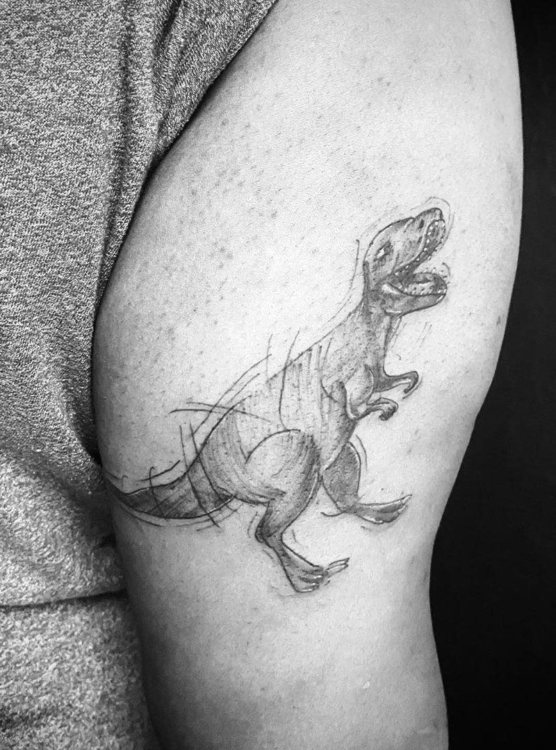 30 Pretty Dinosaur Tattoos to Inspire You