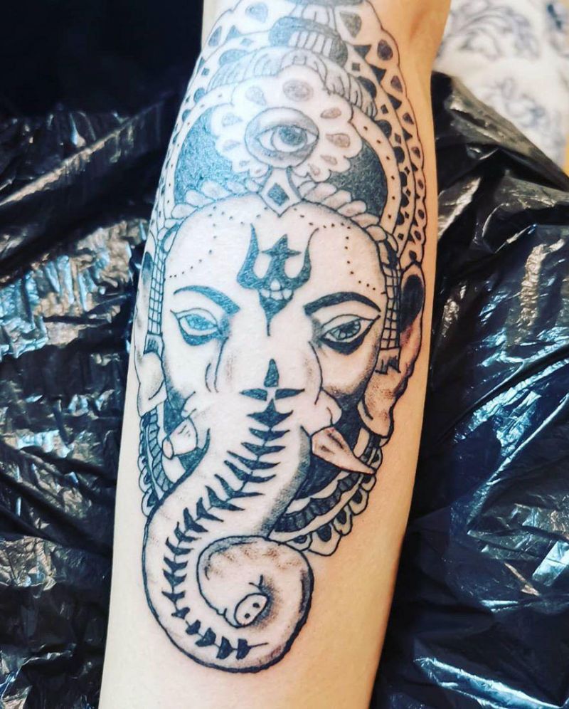 30 Pretty Ganesha Tattoos Make You Charming