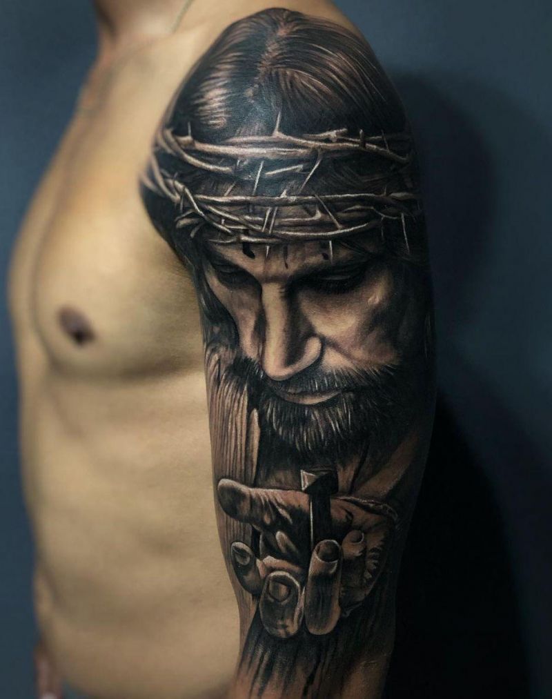 30 Perfect Jesus Tattoos to Inspire You